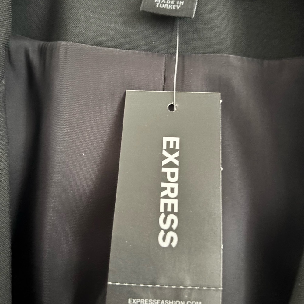 NWT Brand New Express Women's Black Double-Breasted Blazers Size 12 - Picture 11 of 11